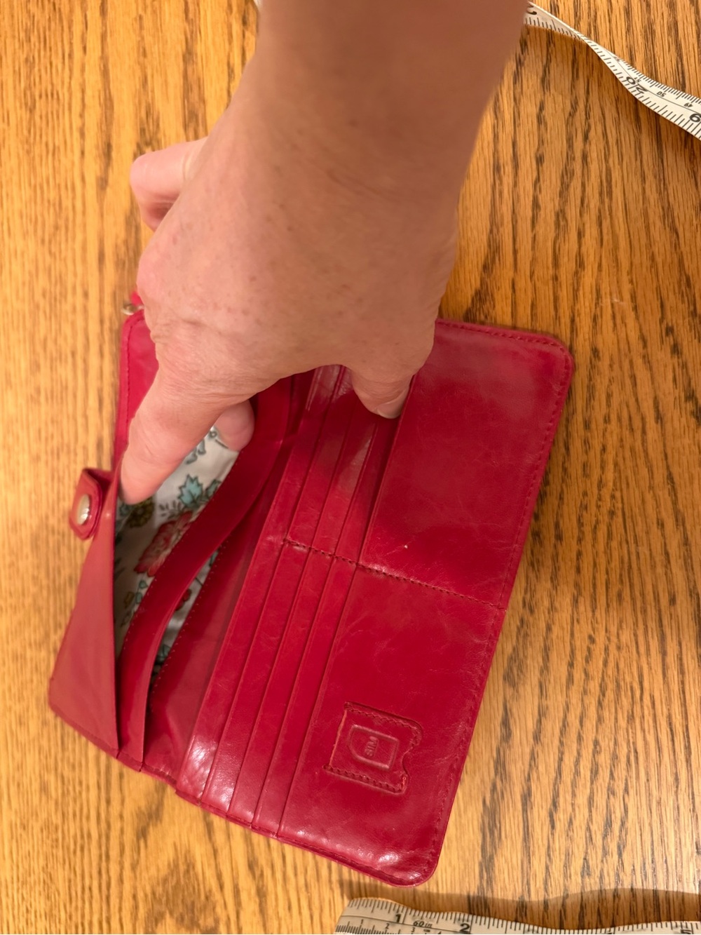 Red wallet, multi functional - Picture 6 of 8